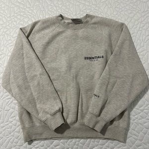 Fear of God Essentials Cotton Blend Crewneck Sweatshirt